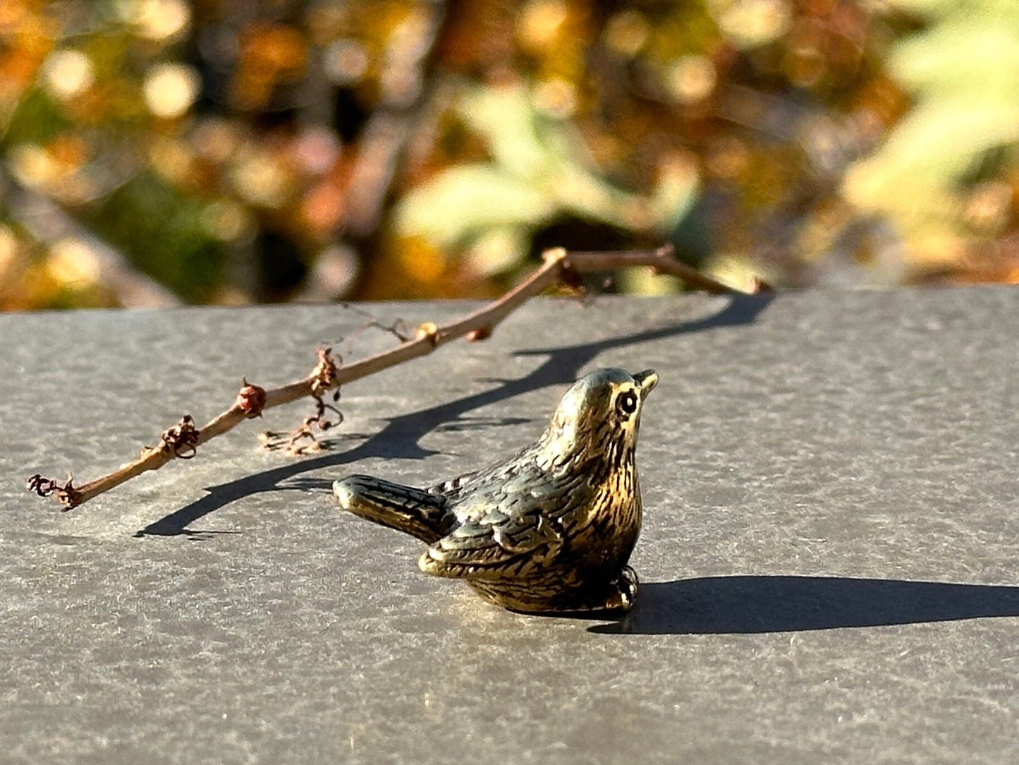 Brass bird antique