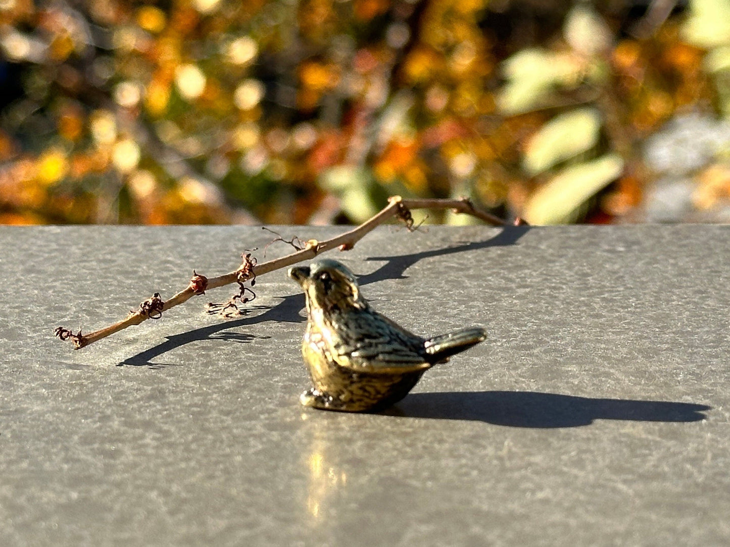 Brass bird antique
