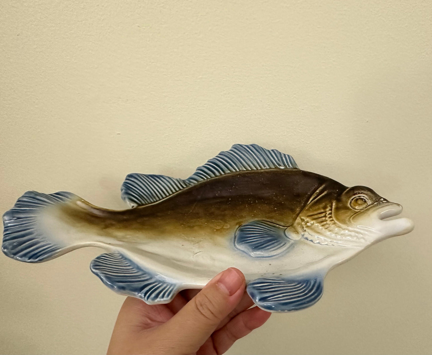 porcelain fish dining plate