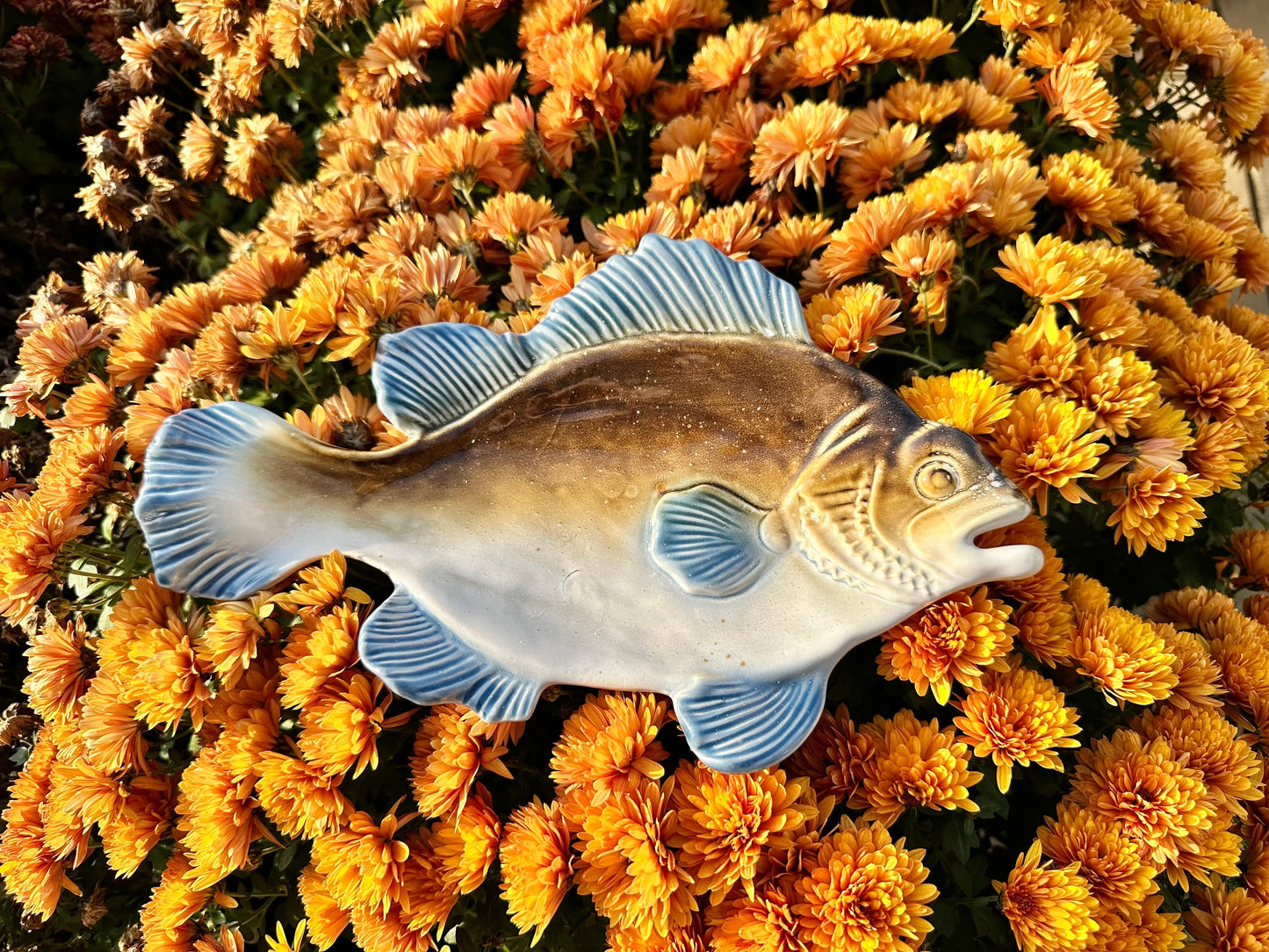 porcelain fish dining plate