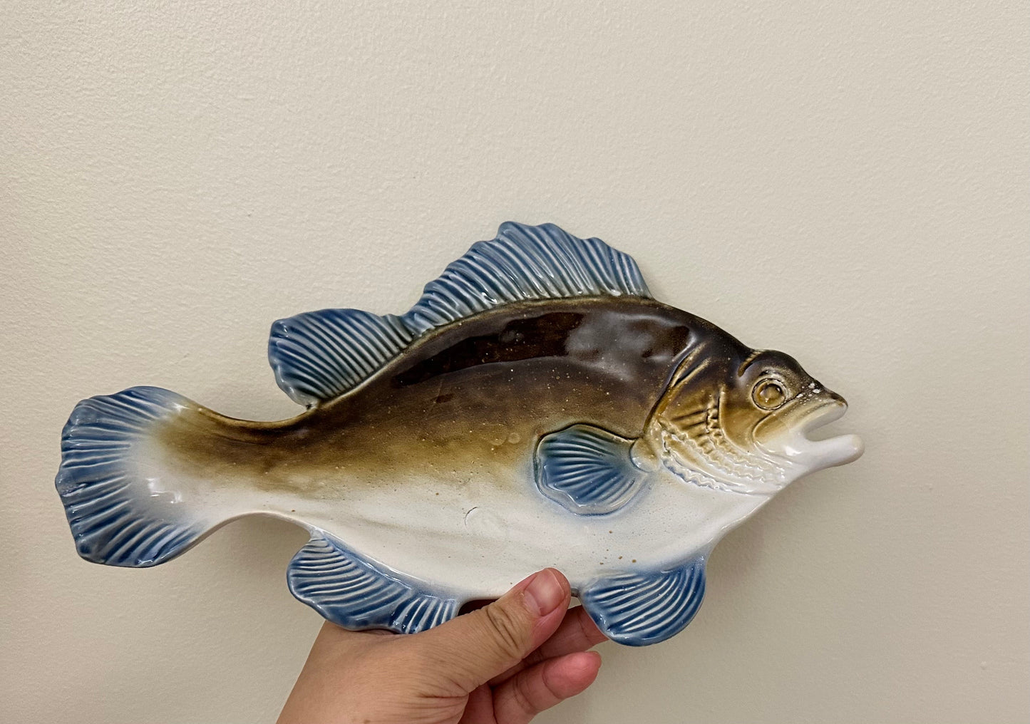 porcelain fish dining plate