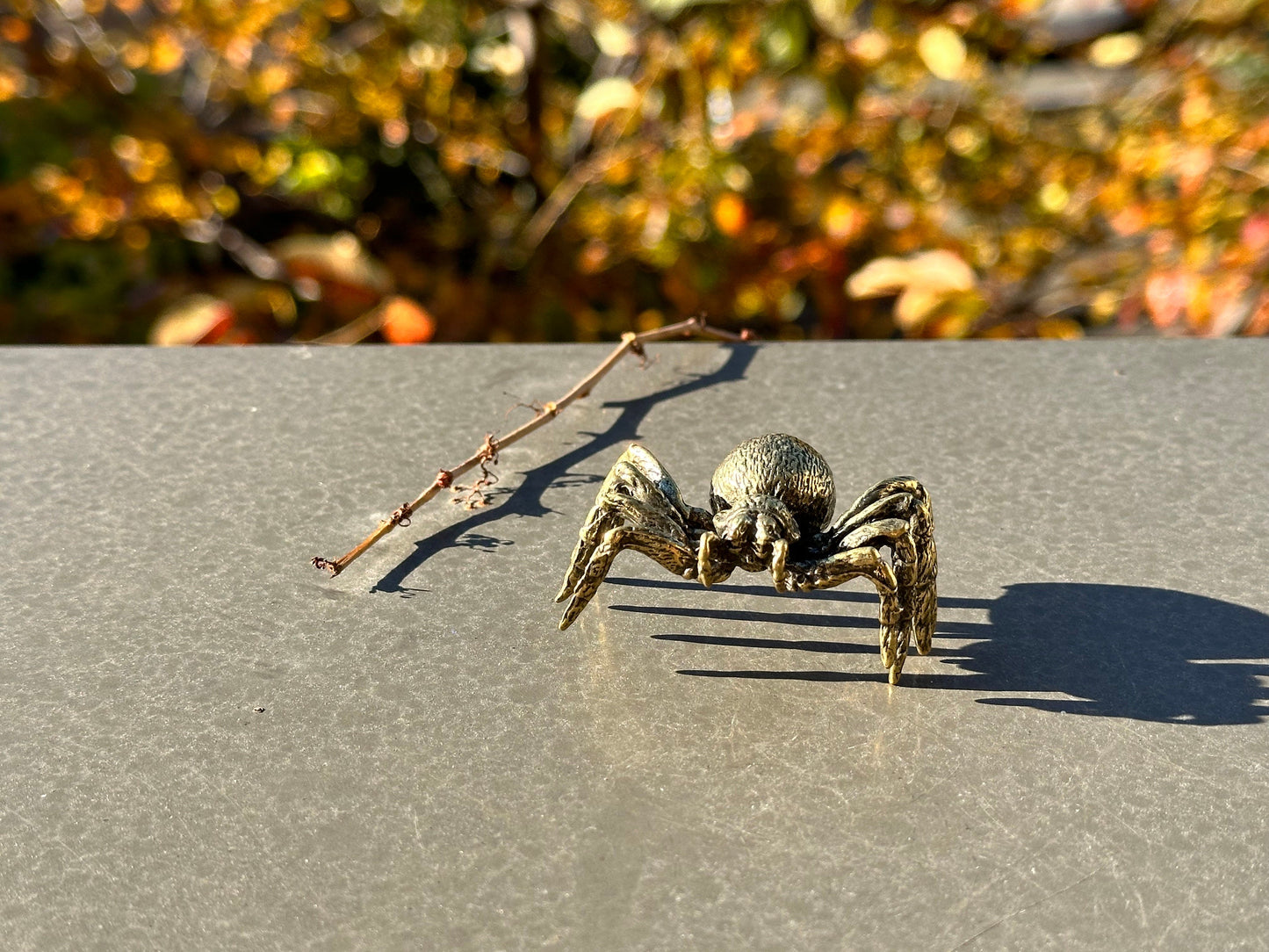 Brass spider antique