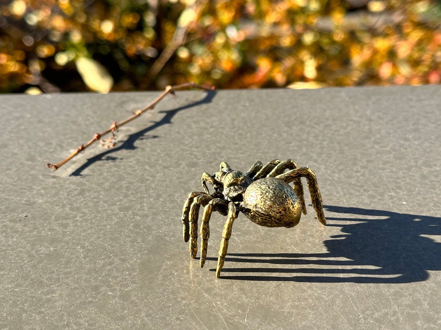 Brass spider antique