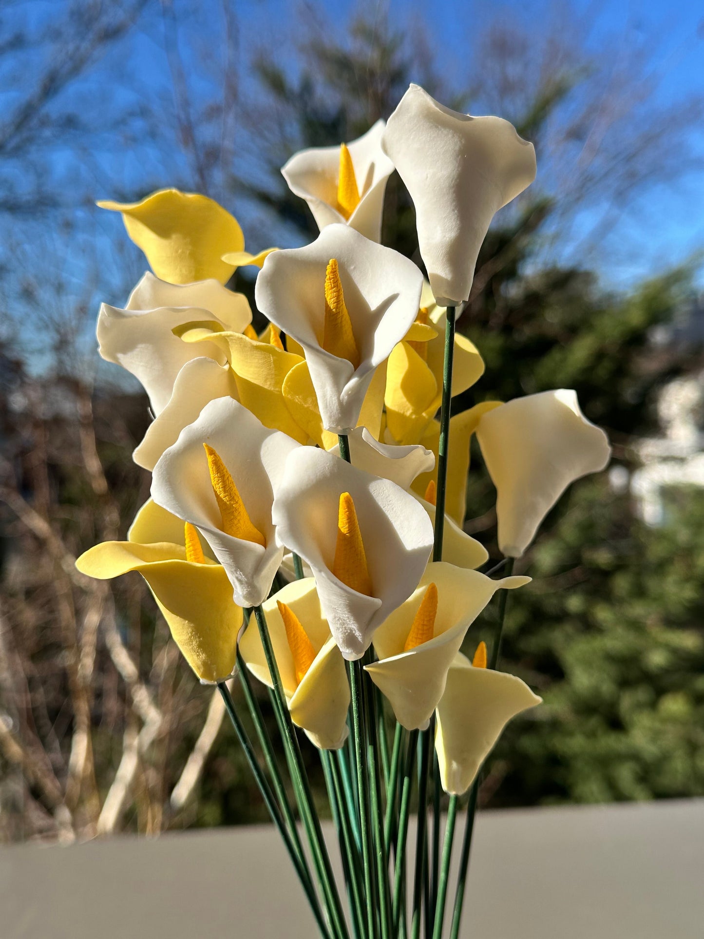 First batch drop!ceramic roses lily for Valentine’s Day handmade ceramic flowers price for one