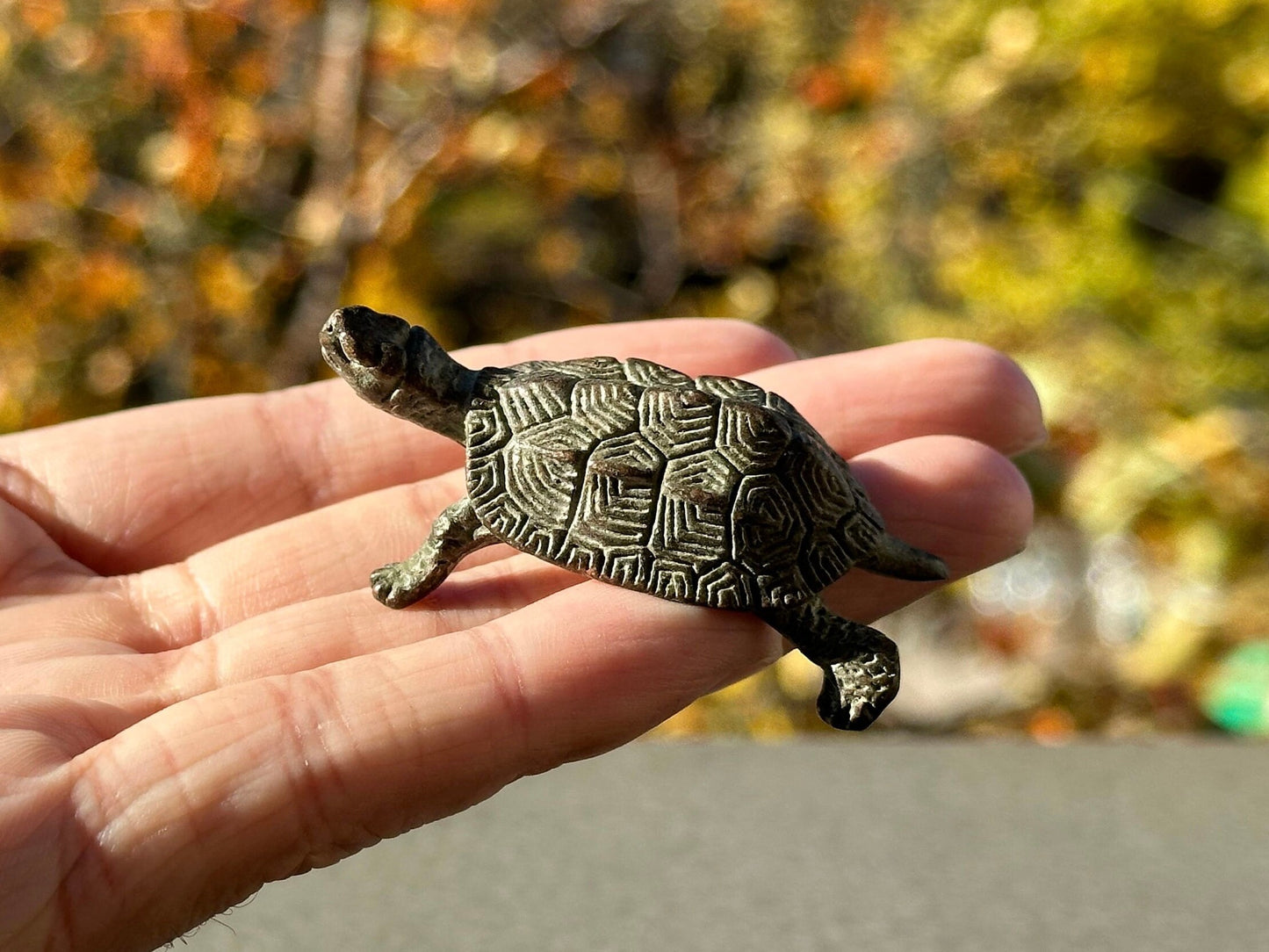 Brass turtle antique