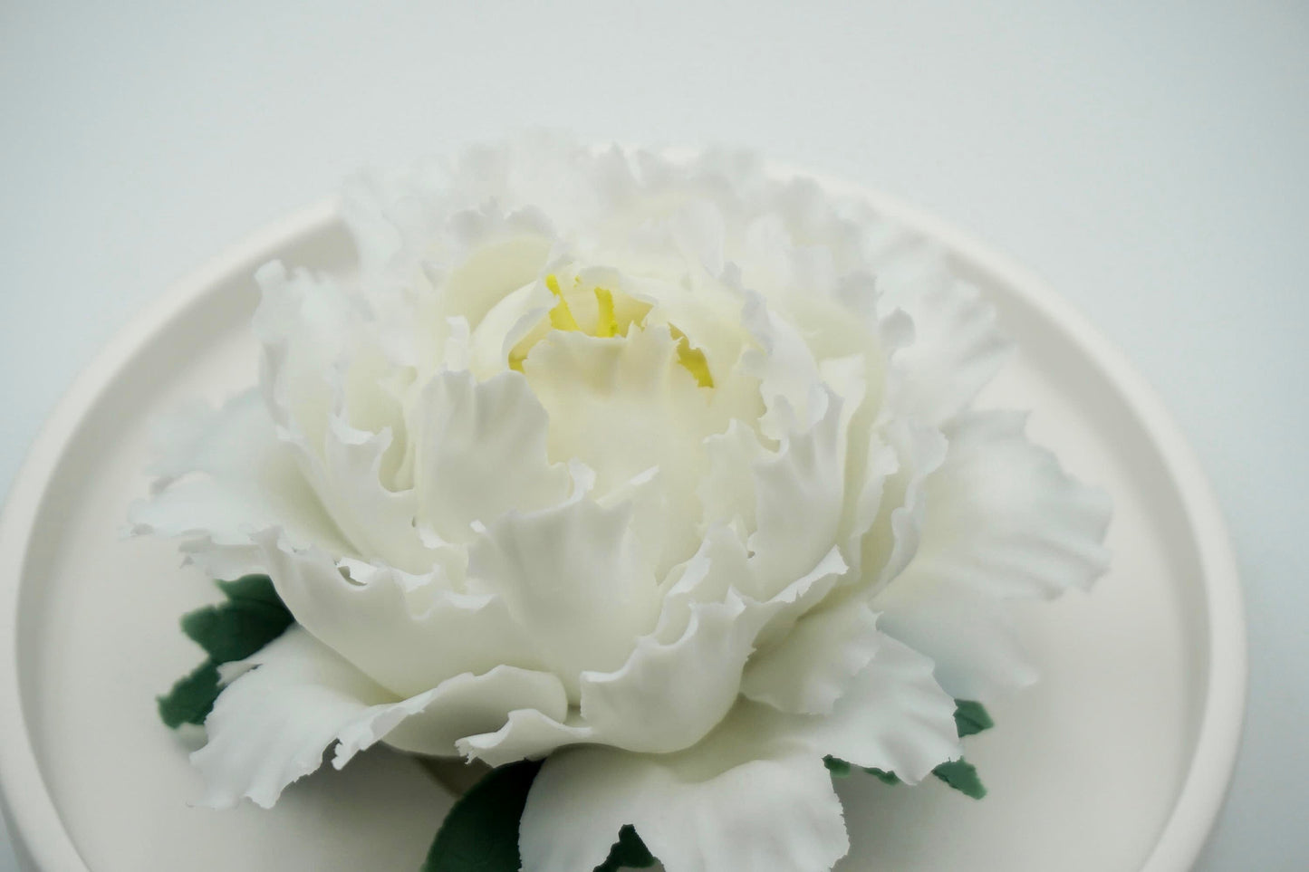 RARE FIND porcelain flower ceramic flower mini miniature