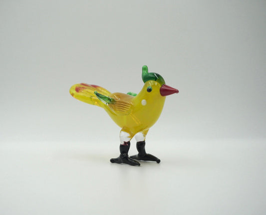 glass bird glass sculpture gift halloween Christmas happy new year colorful adorable figurine