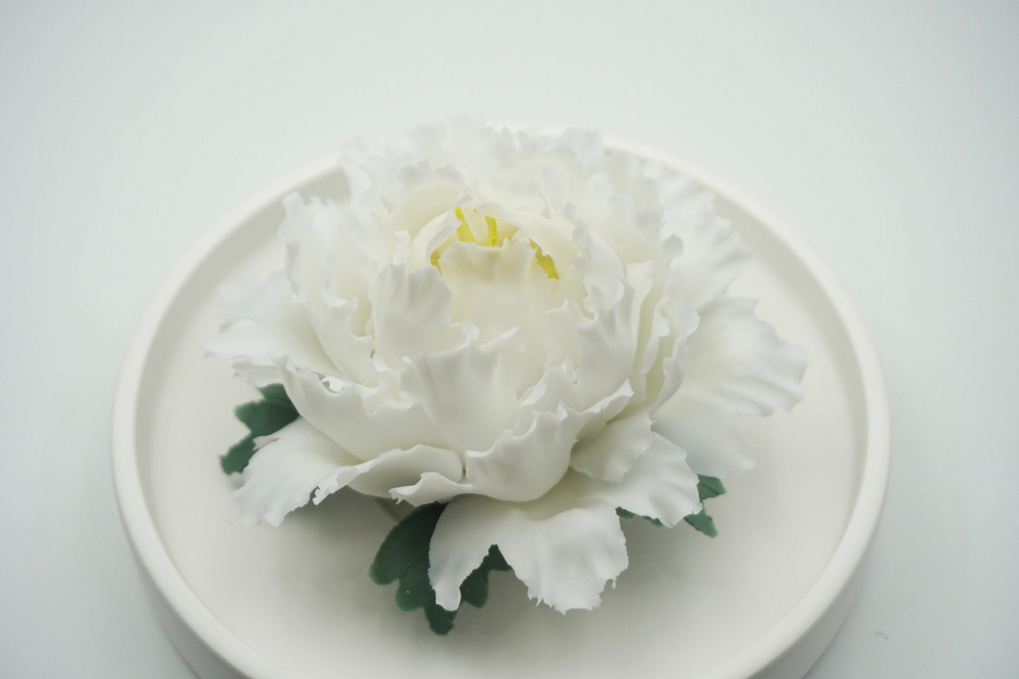 RARE FIND porcelain flower ceramic flower mini miniature