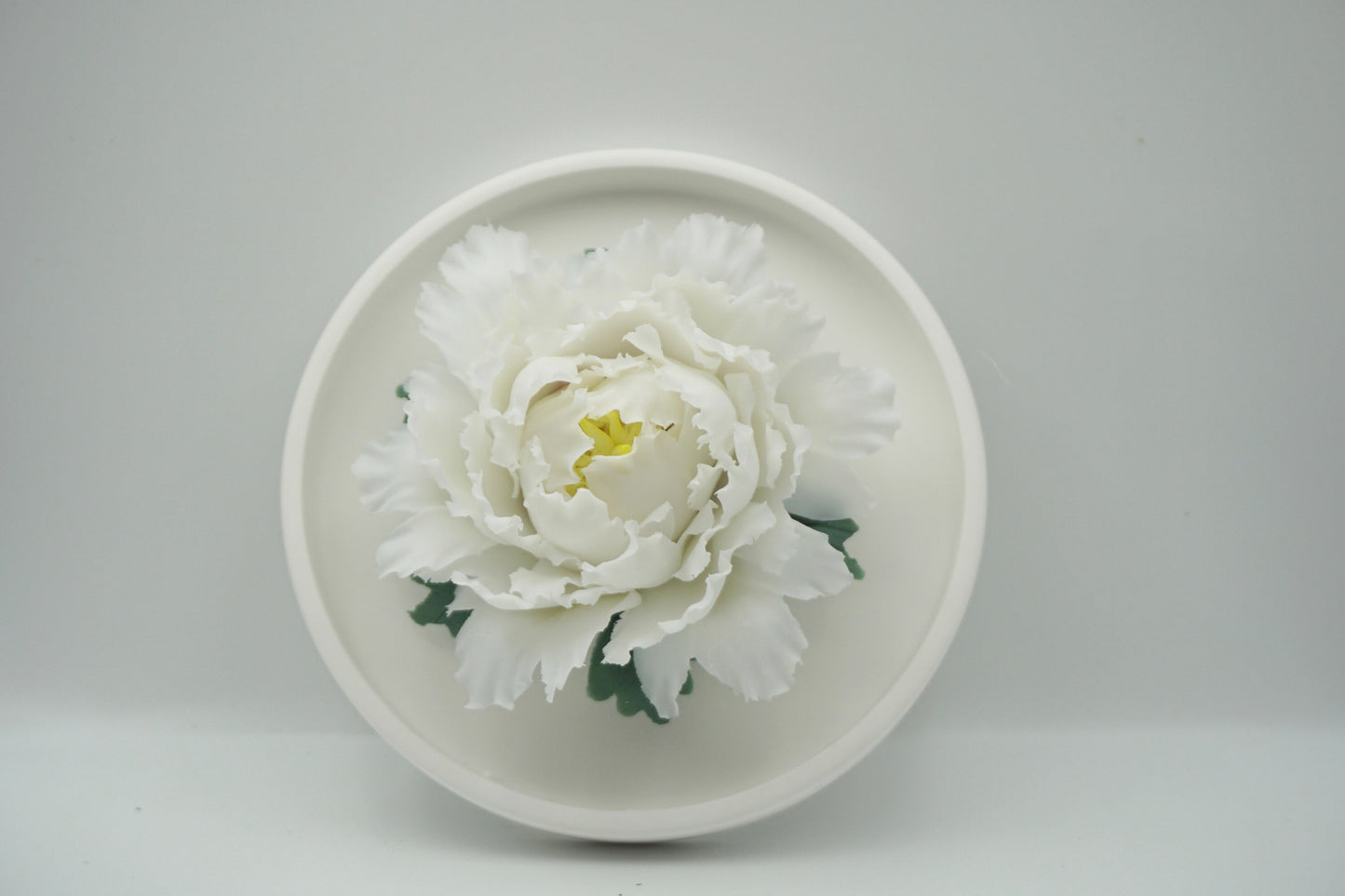 RARE FIND porcelain flower ceramic flower mini miniature