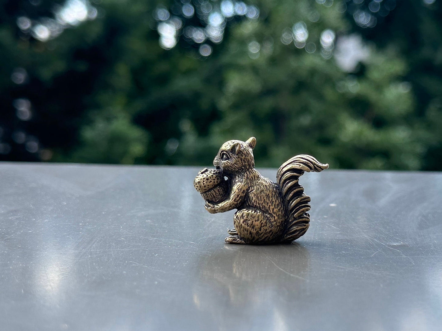 Brass squirrel antique