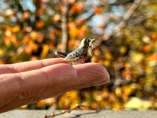 Brass bird antique