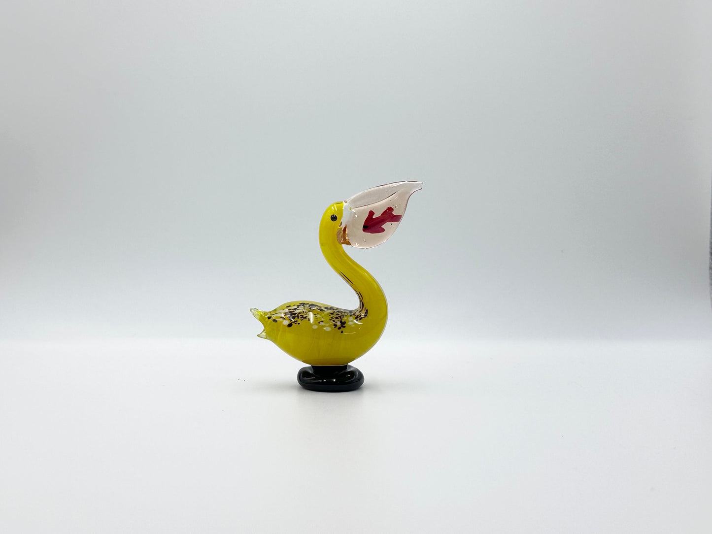 Rare find handmade glass pelican toucans glass figurine