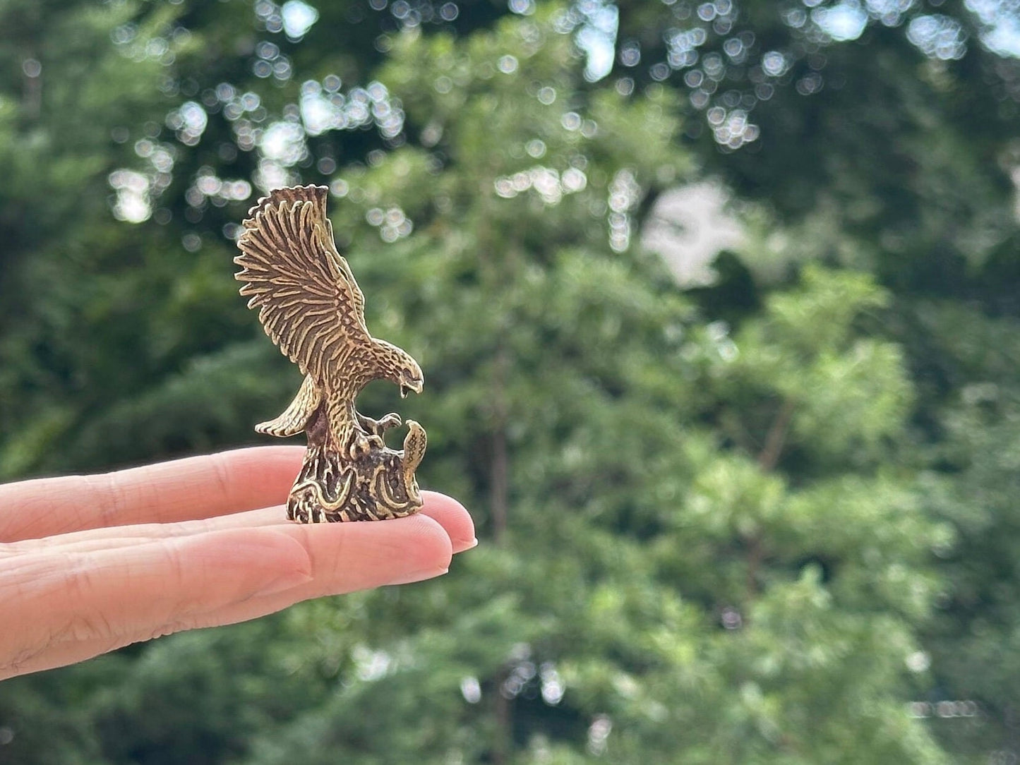 Brass eagle antique