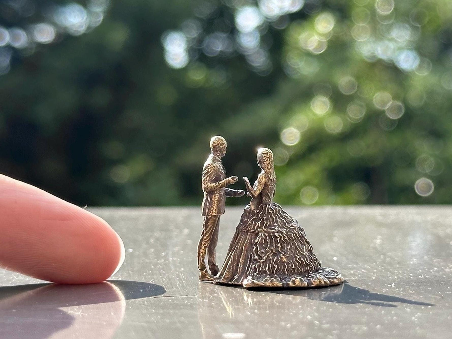 Brass dance couple